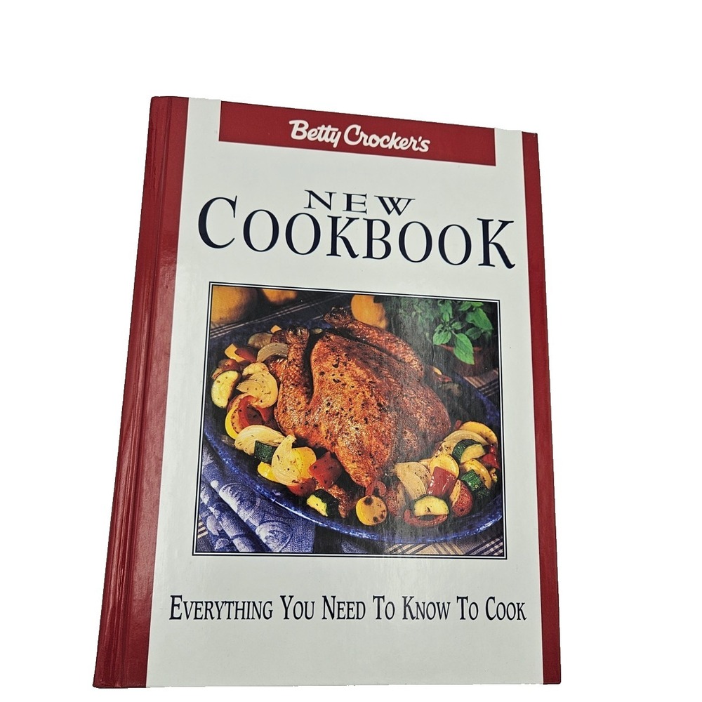 Betty Crocker New Cookbook Hardcover Classic‎ Recipes Vintage Cooking